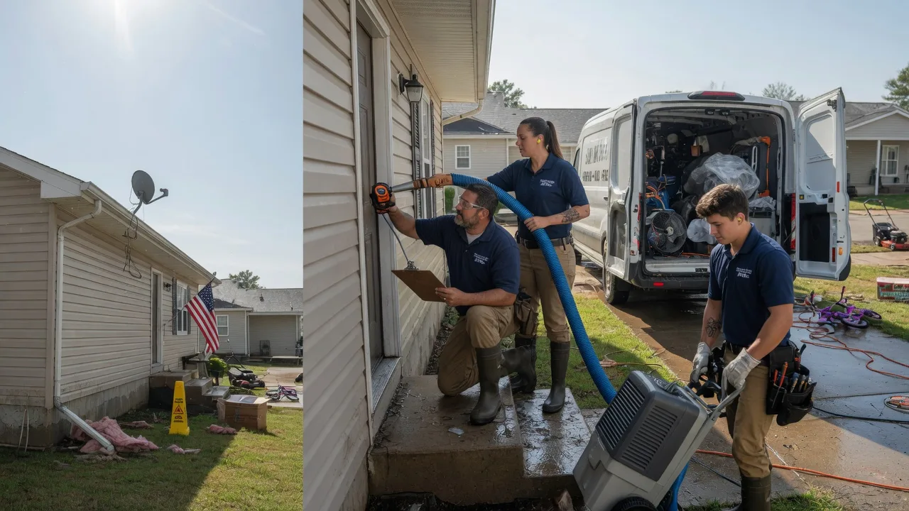 Ceiling Water Damage Restoration in Caribou, ME near me